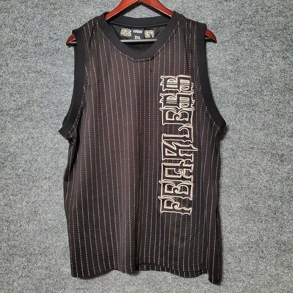 Vintage Fearless Jersey Tank Mens 2XL Sleeveless Y2K Grunge Punk Rock Surf Skate - Picture 1 of 10